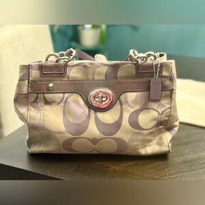 Vintage Coach Penelope Optic Signature Carryall